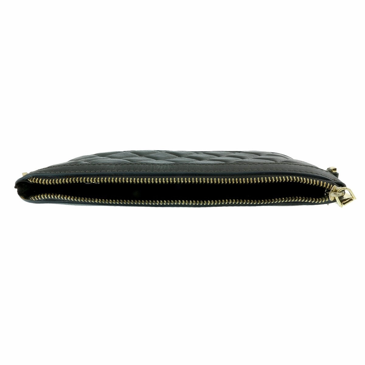 Pierre Cardin ;ight Grey Leather Quilted Crossbody Bag for womens