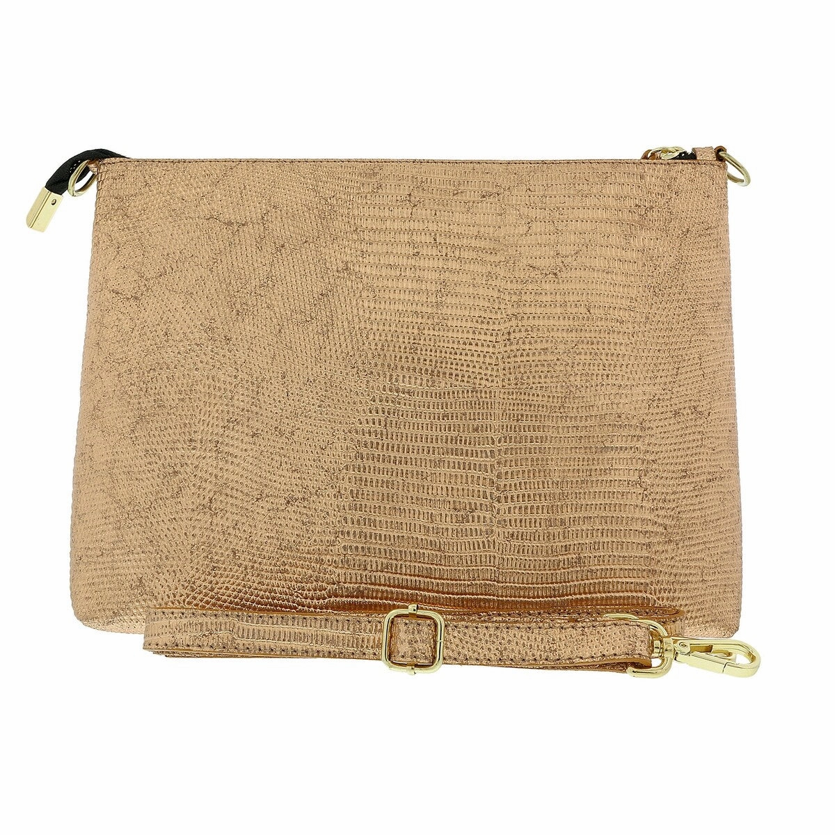 Pierre Cardin Pink Leather Simple Everyday Small Clutch Crossbody Pouch for womens