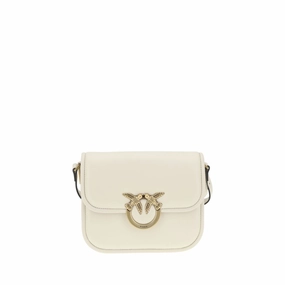 PINKO Love Leather Shoulder Bag