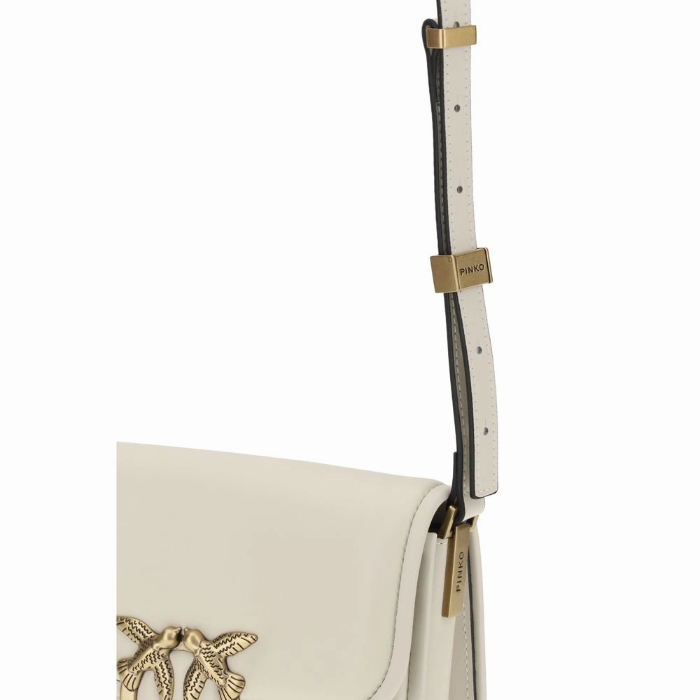 PINKO Love Leather Shoulder Bag