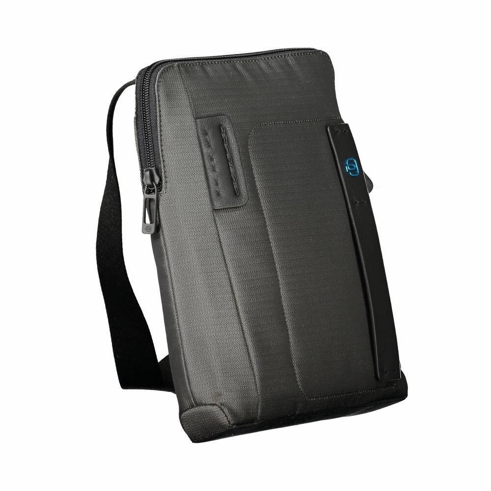Piquadro Gray Polyester Shoulder Men's Bag