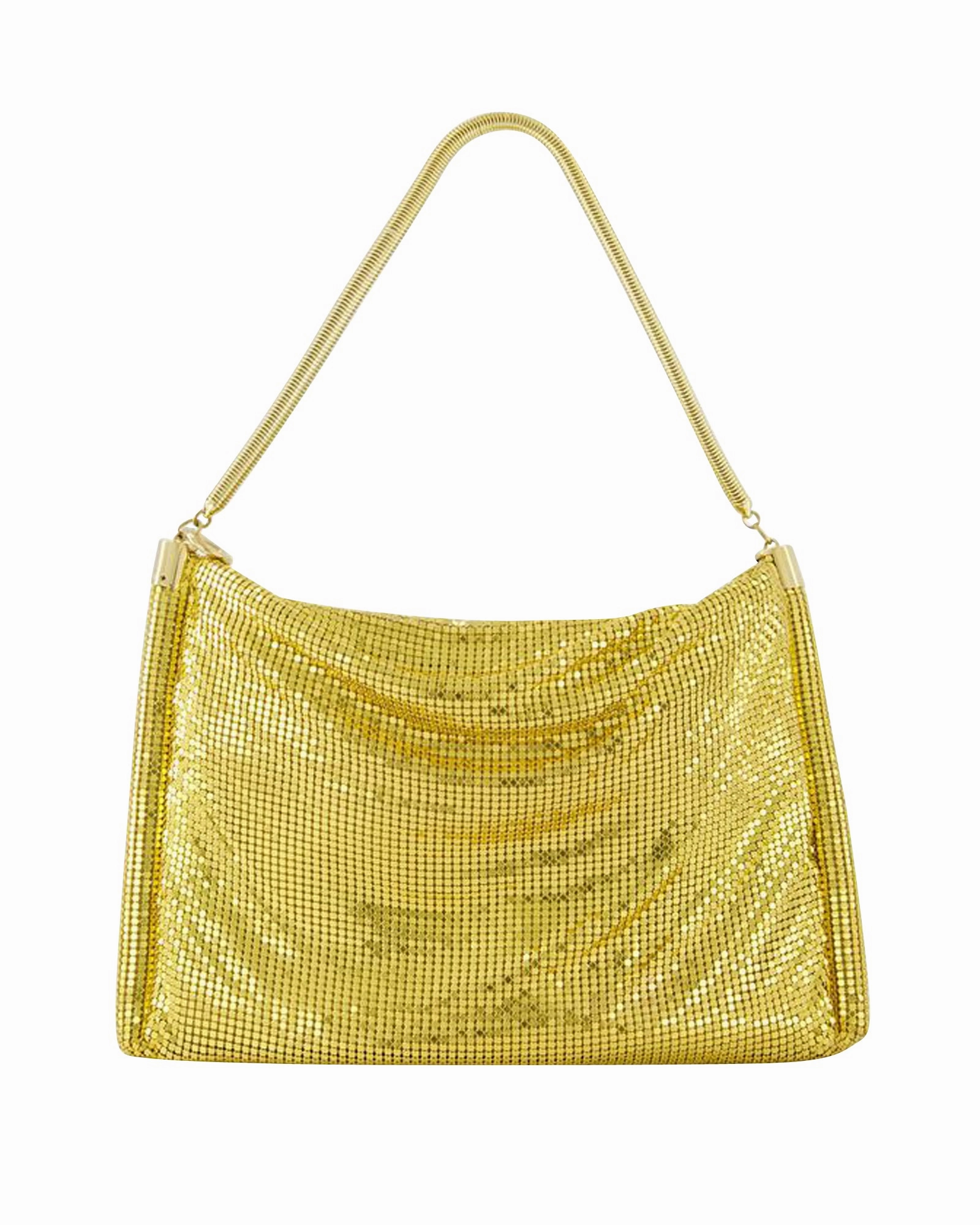 Pixel Tube Small Hobo Bag - Paco Rabanne - Aluminium - Gold