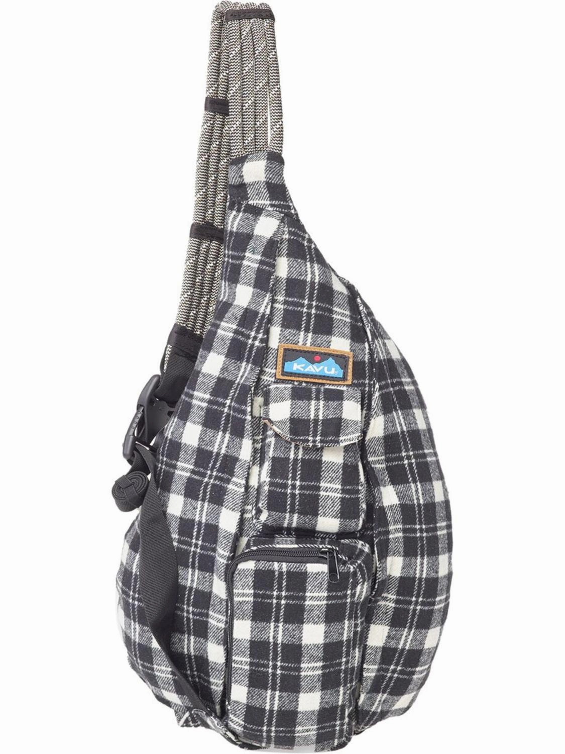 Plaid Rope Bag In Oatmeal