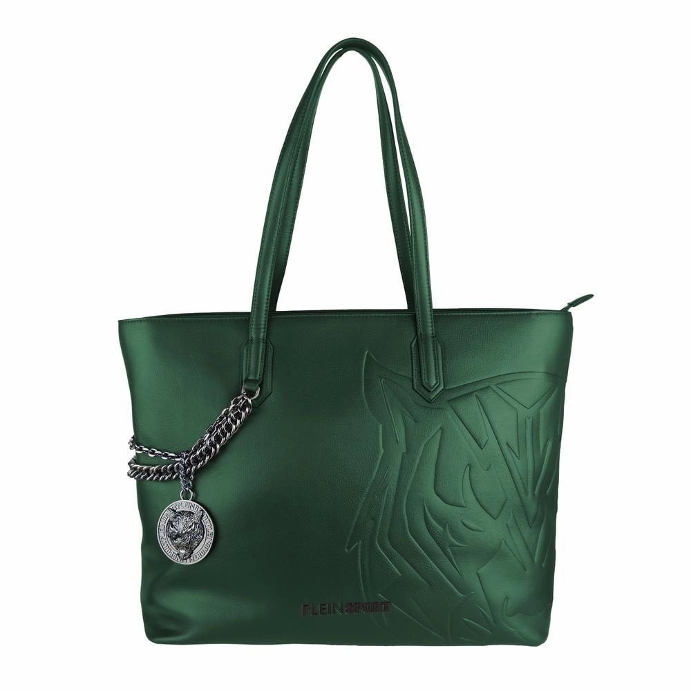 Plein Sport Green Polyethylene Women Shoulder Women's Bag