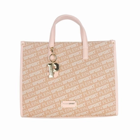 Plein Sport Pink Polyamide Women Shoulder Bag