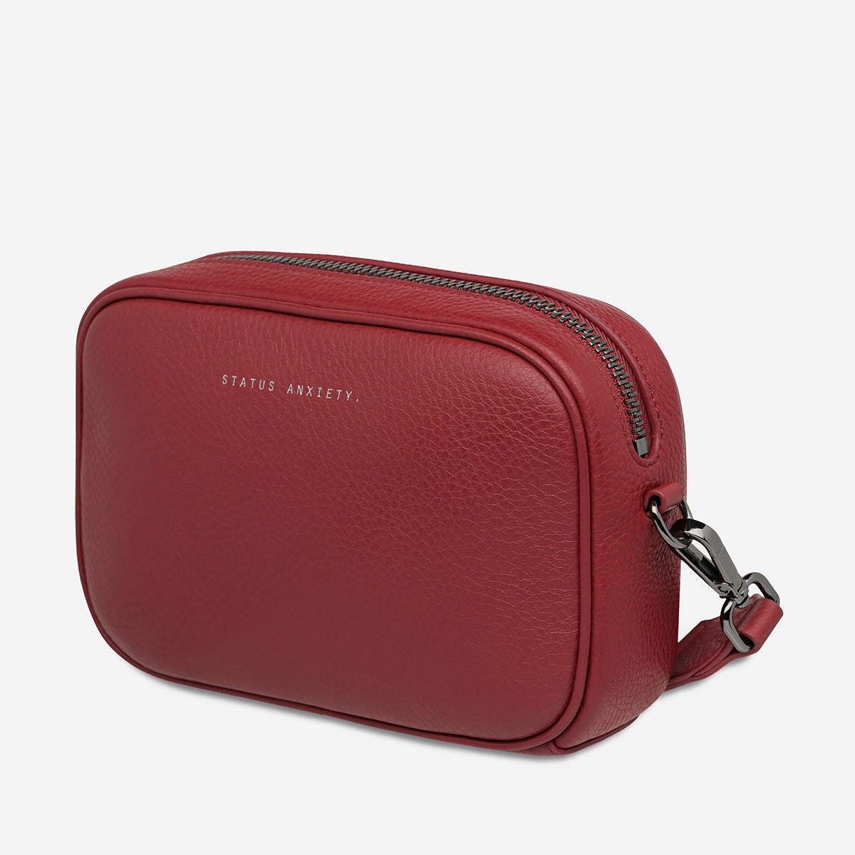 Plunder Bag With Webbed Strap - Rouge