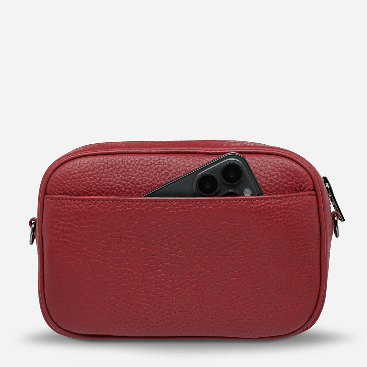 Plunder Bag With Webbed Strap - Rouge