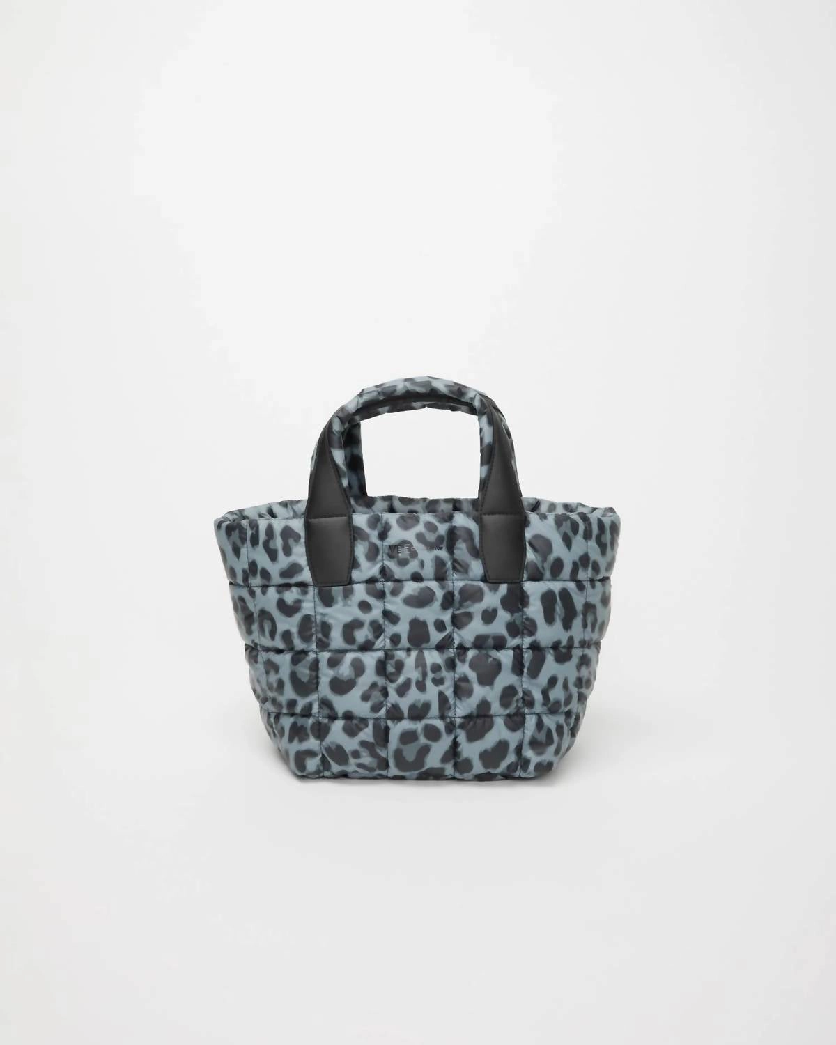 Porter Small Tote Bag In Grey Leopard