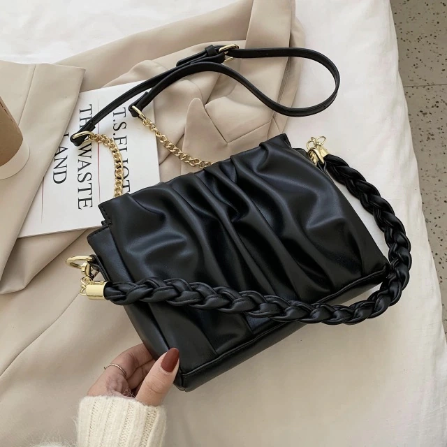 Portico Women's Small Faux Leather Chain Handbag