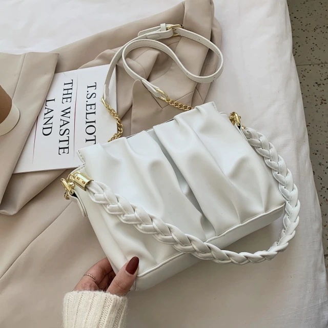 Portico Women's Small Faux Leather Chain Handbag