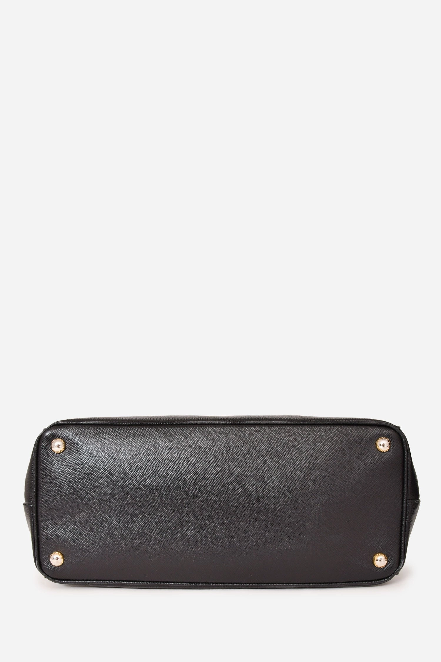 Prada Black Saffiano Leather Large Galleria Tote with Strap (As Is)
