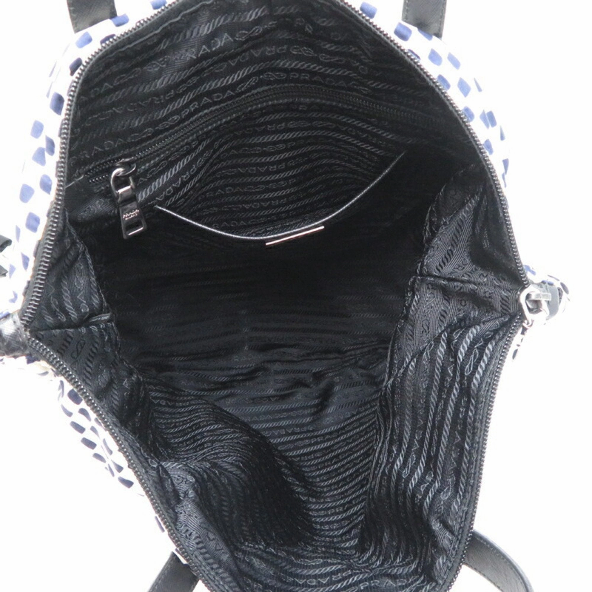 Prada blue Nylon Tote Bag (Pre-Owned)