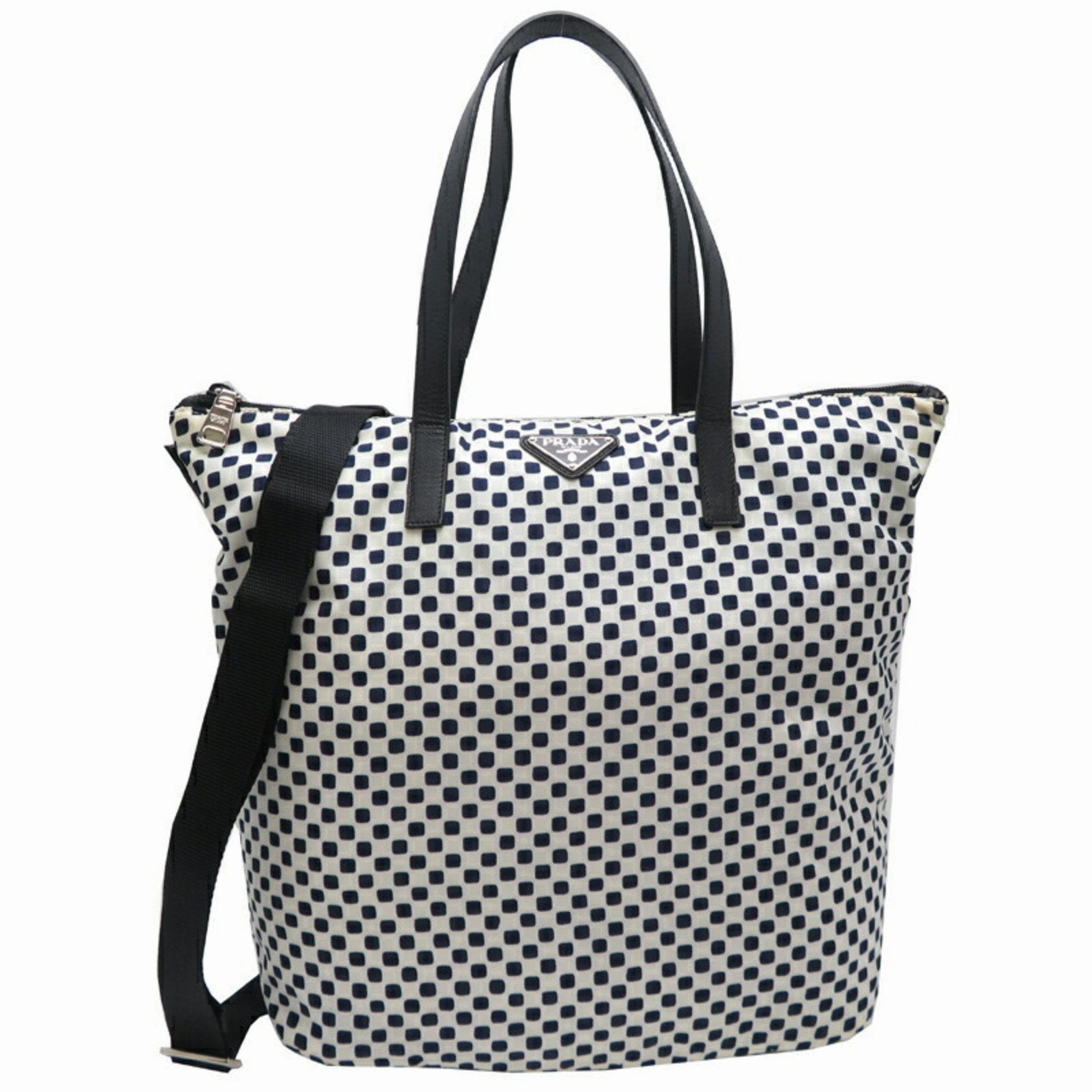 Prada blue Nylon Tote Bag (Pre-Owned)