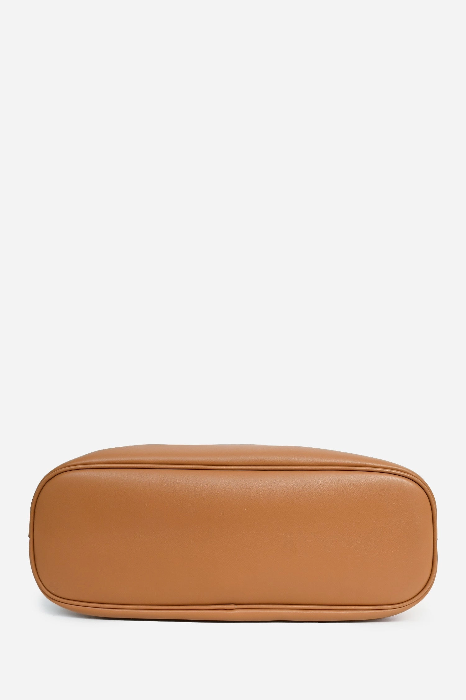 Prada Brown Leather Belt Top Handle Petite Bag with Strap
