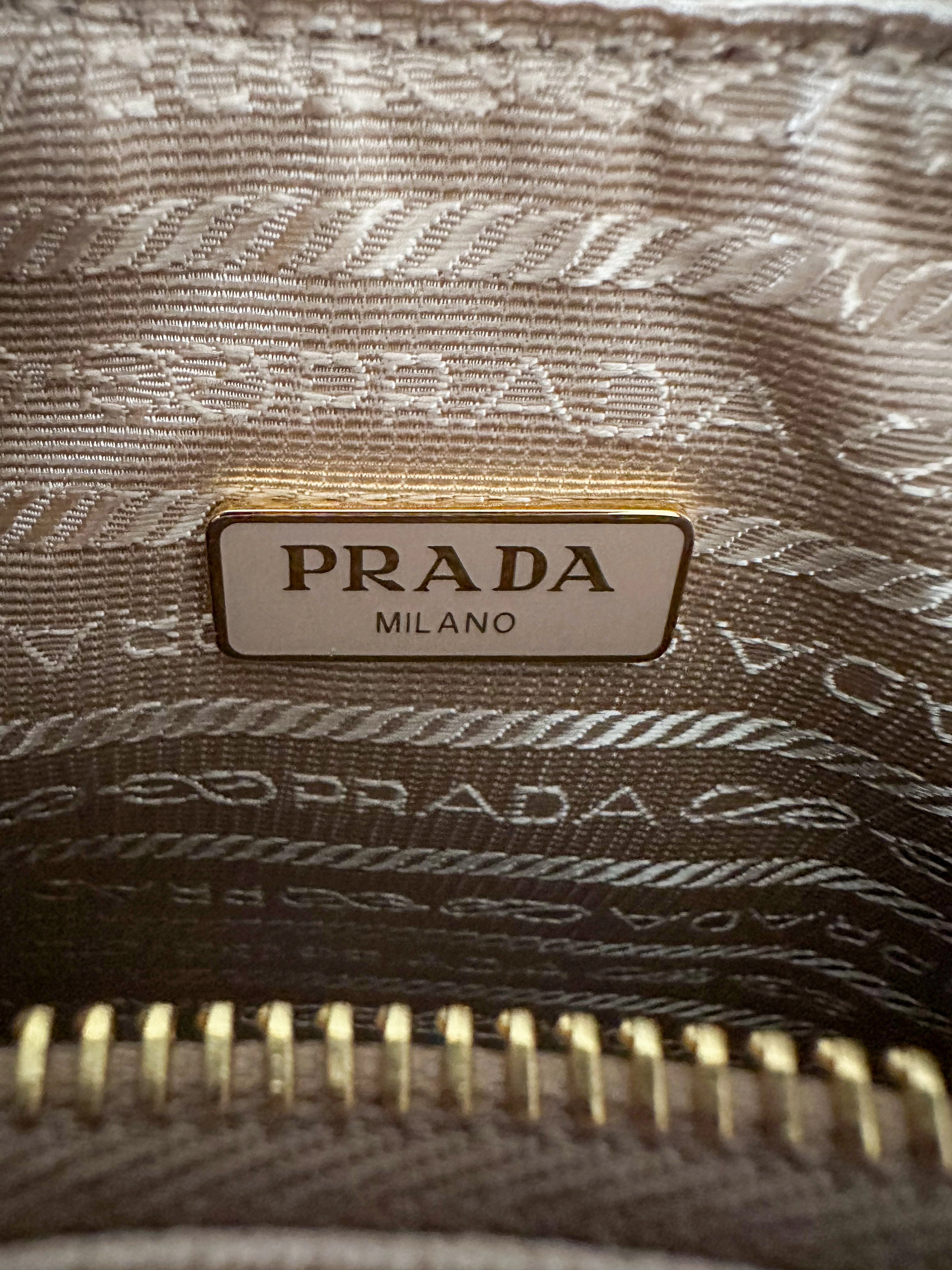 Prada Cameo Beige Re-Edition 2005 Saffiano Bag