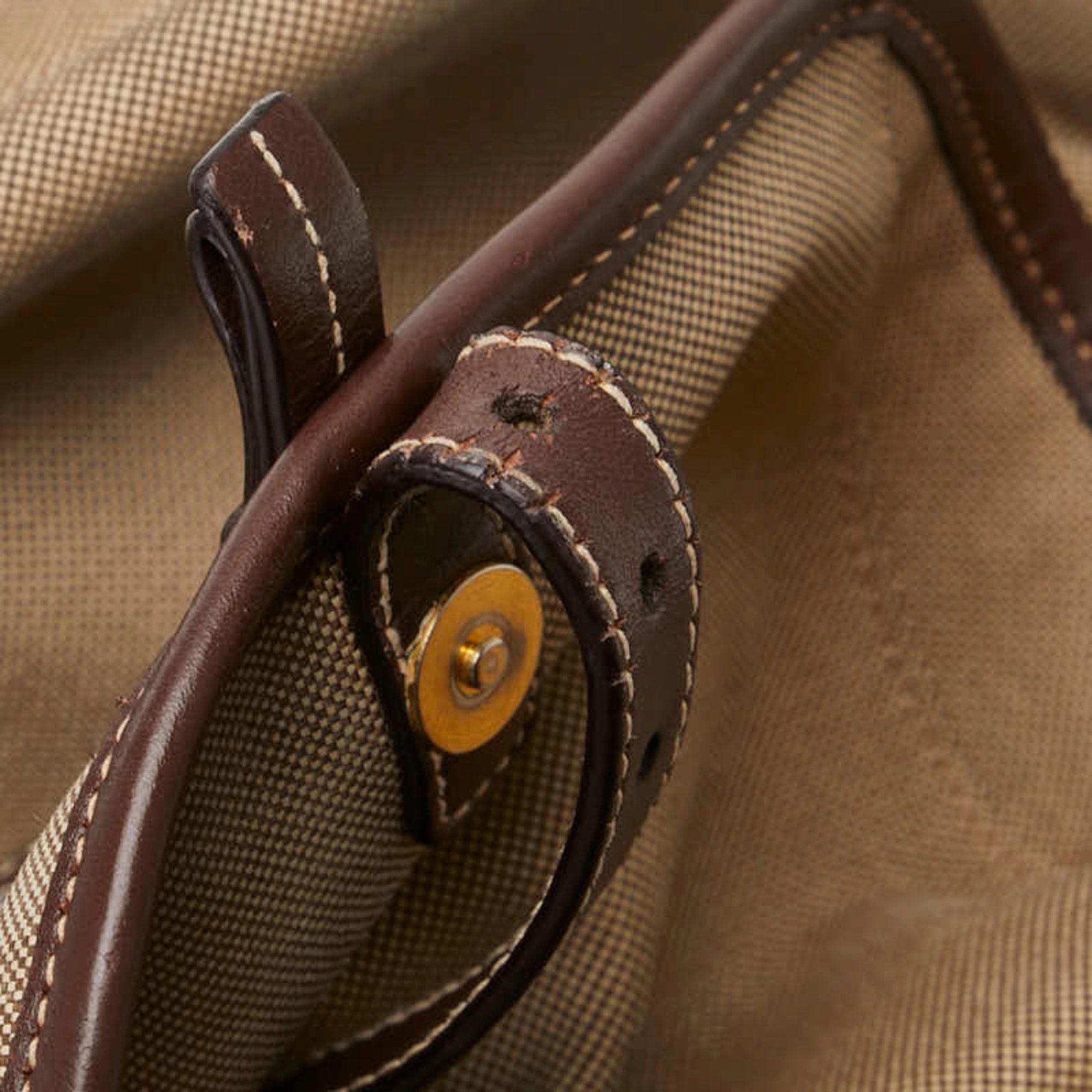 Prada  Canvas Leather Backpack (Pre-Owned)