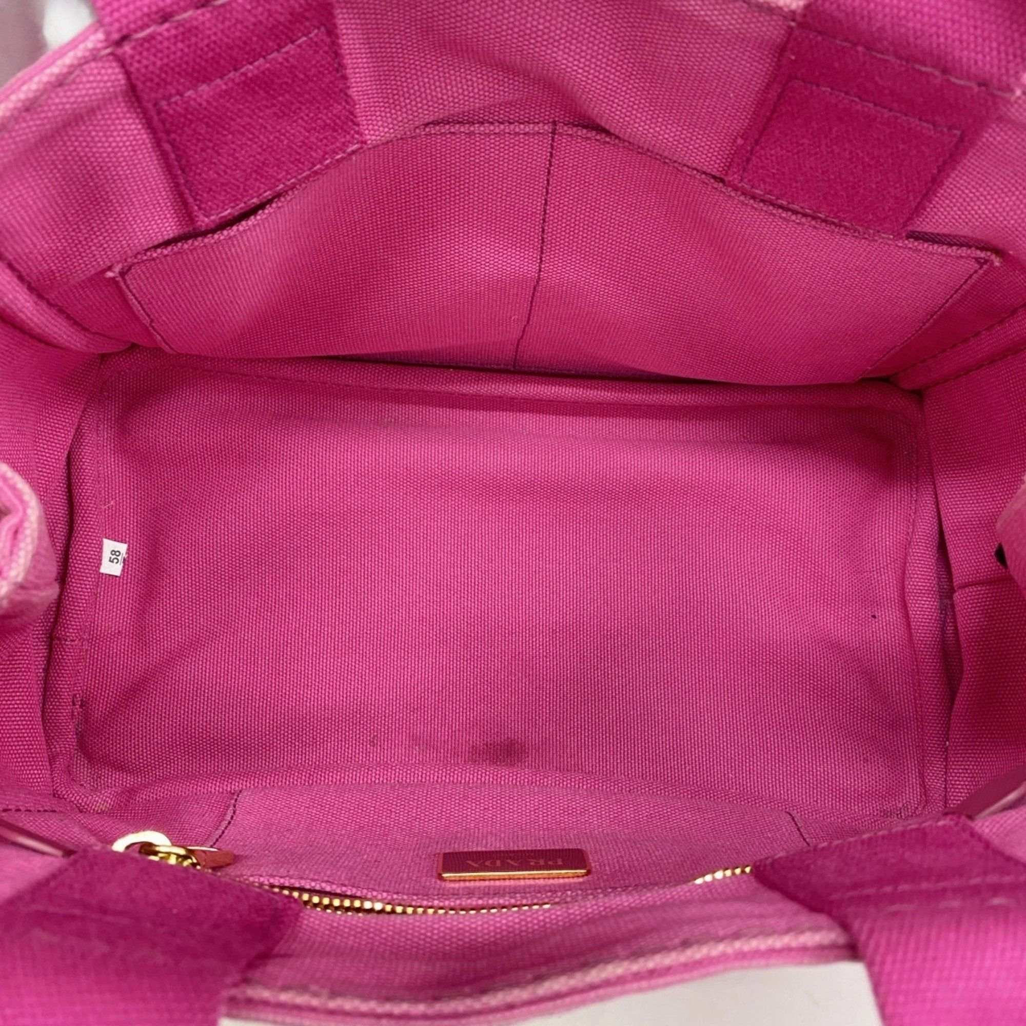 Prada Canvas Tote Bag (Pre-Owned)