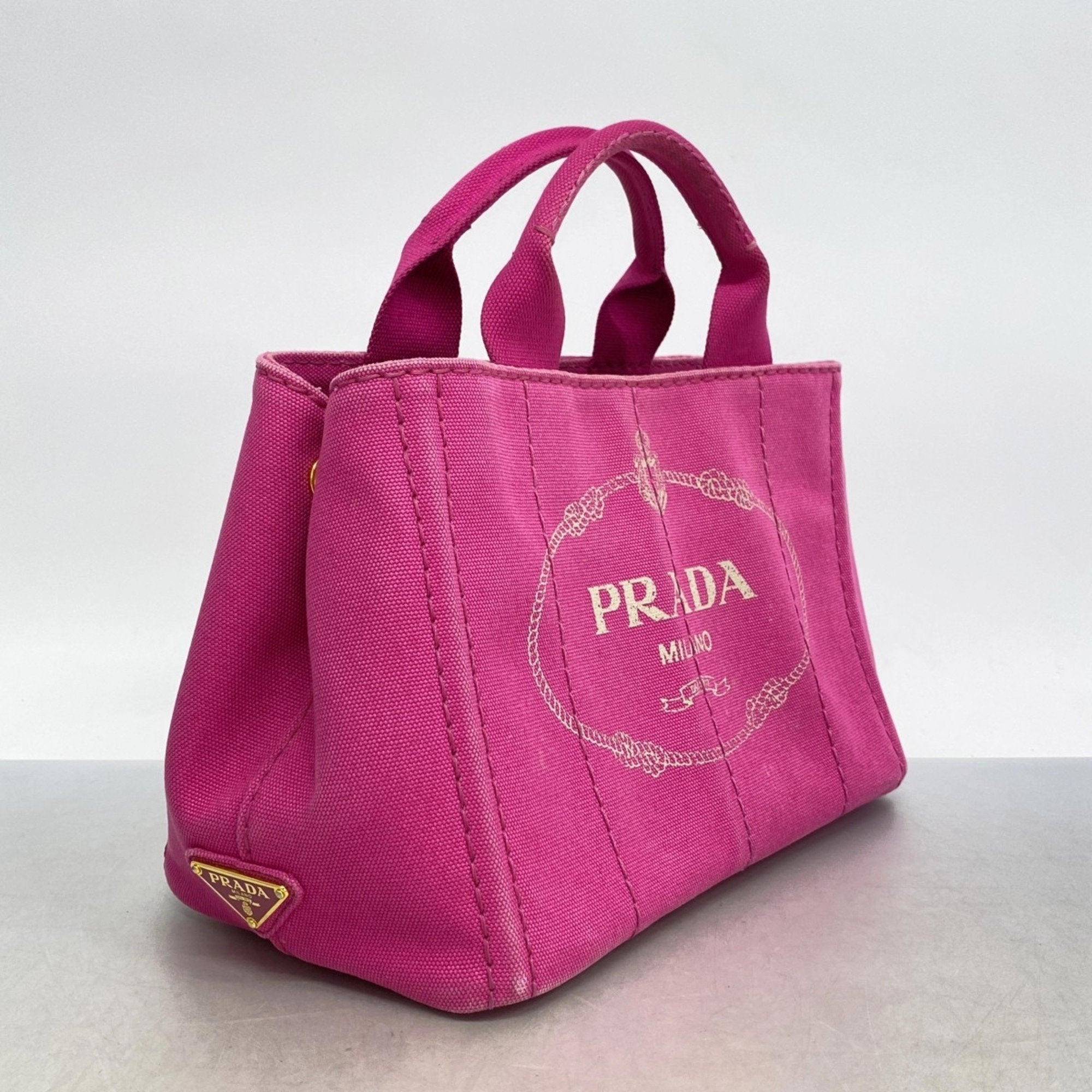 Prada Canvas Tote Bag (Pre-Owned)