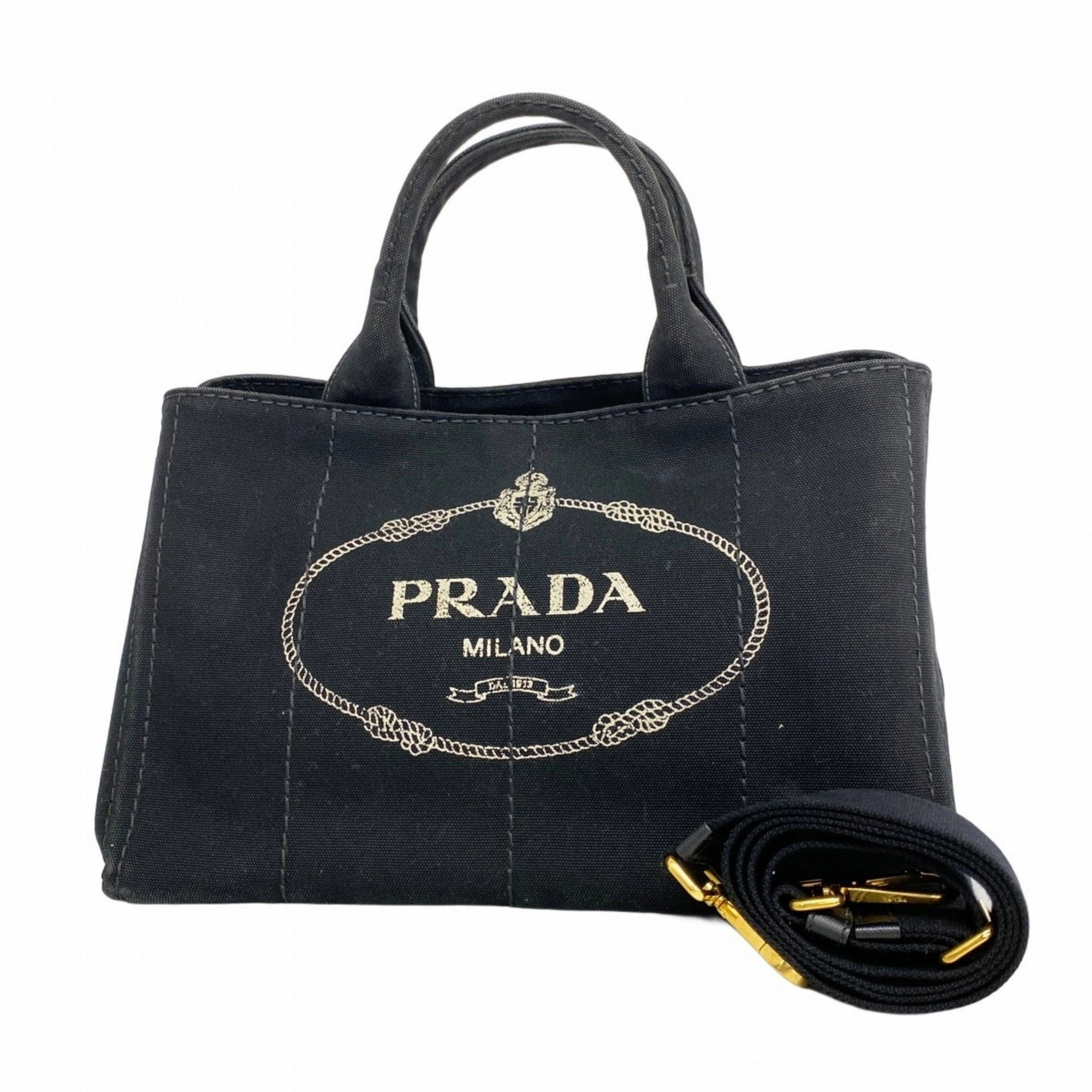 Prada Canvas Tote Bag (Pre-Owned)