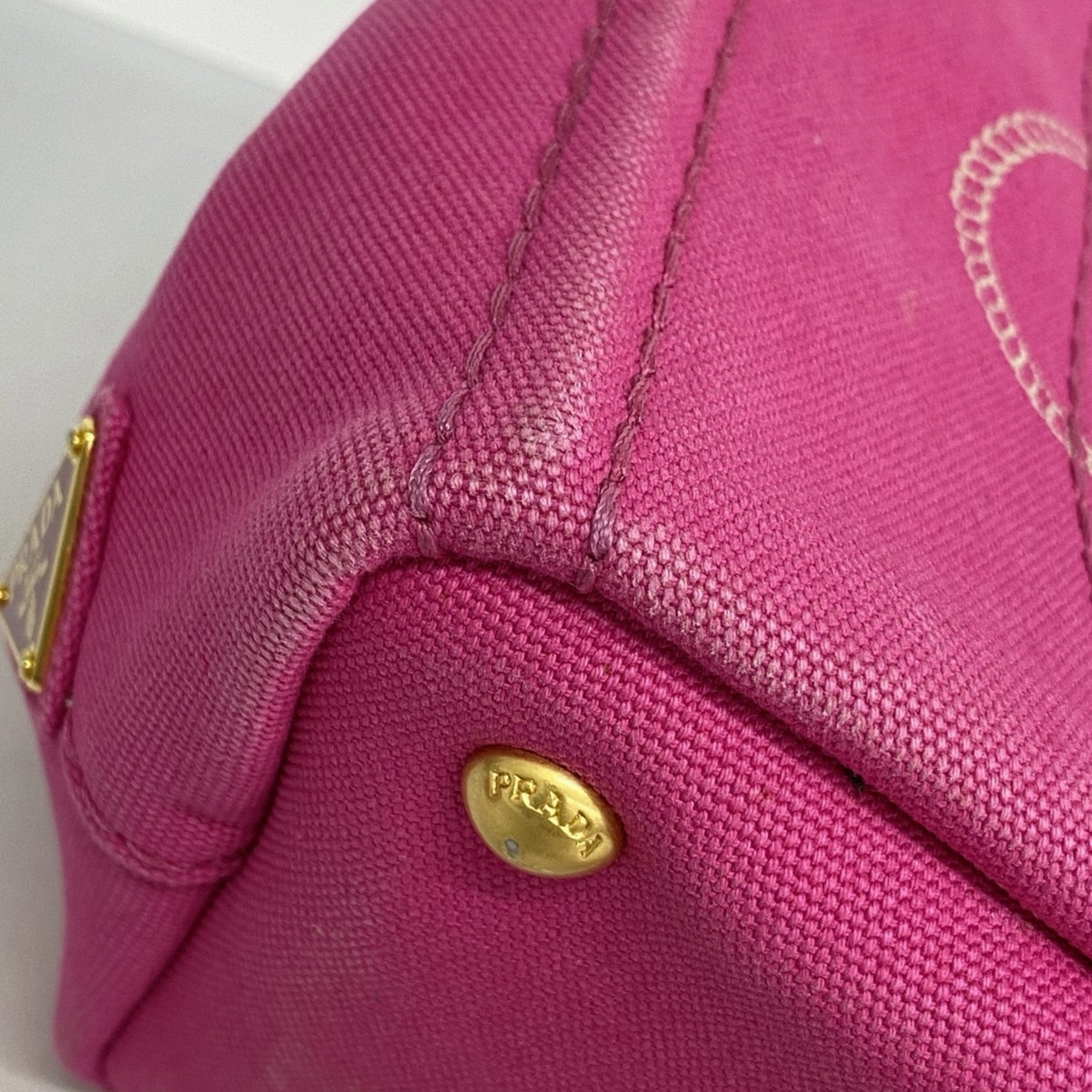 Prada Canvas Tote Bag (Pre-Owned)