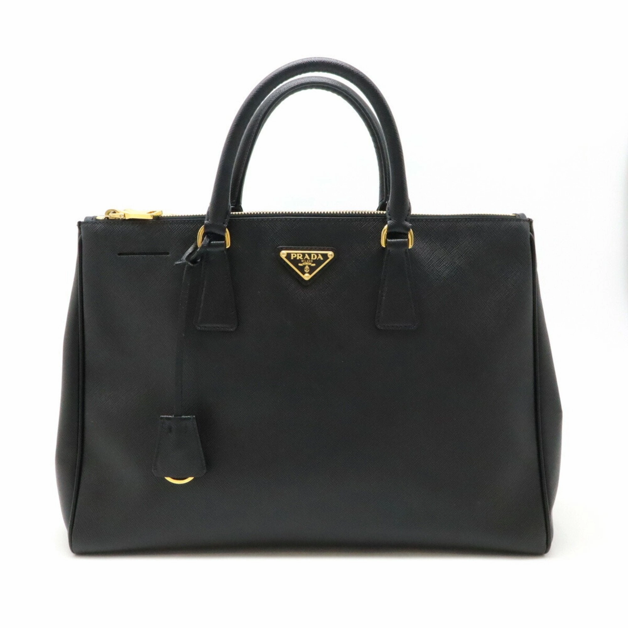 Prada  Leather Handbag Tote Bag (Pre-Owned)
