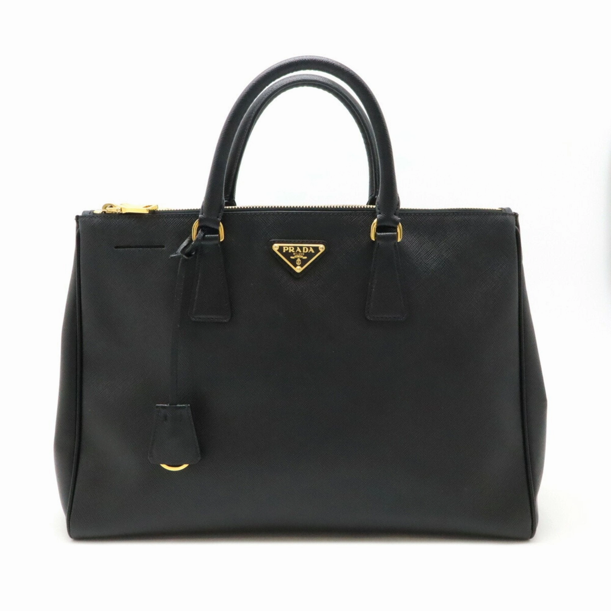Prada  Leather Handbag Tote Bag (Pre-Owned)