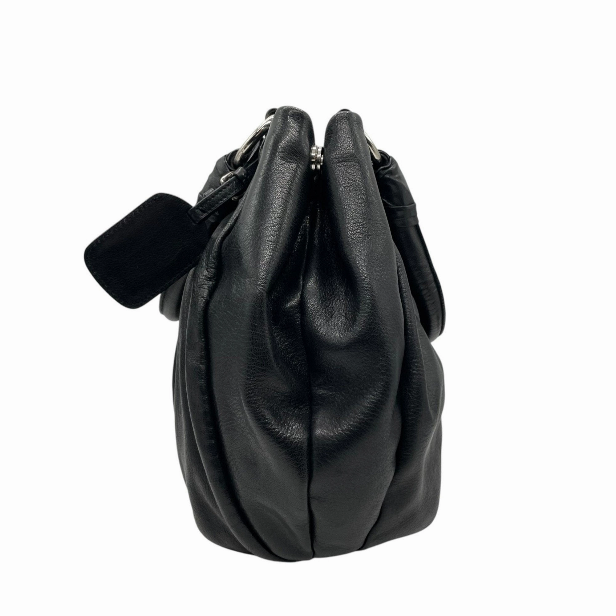Prada  Leather Handbag Tote Bag (Pre-Owned)