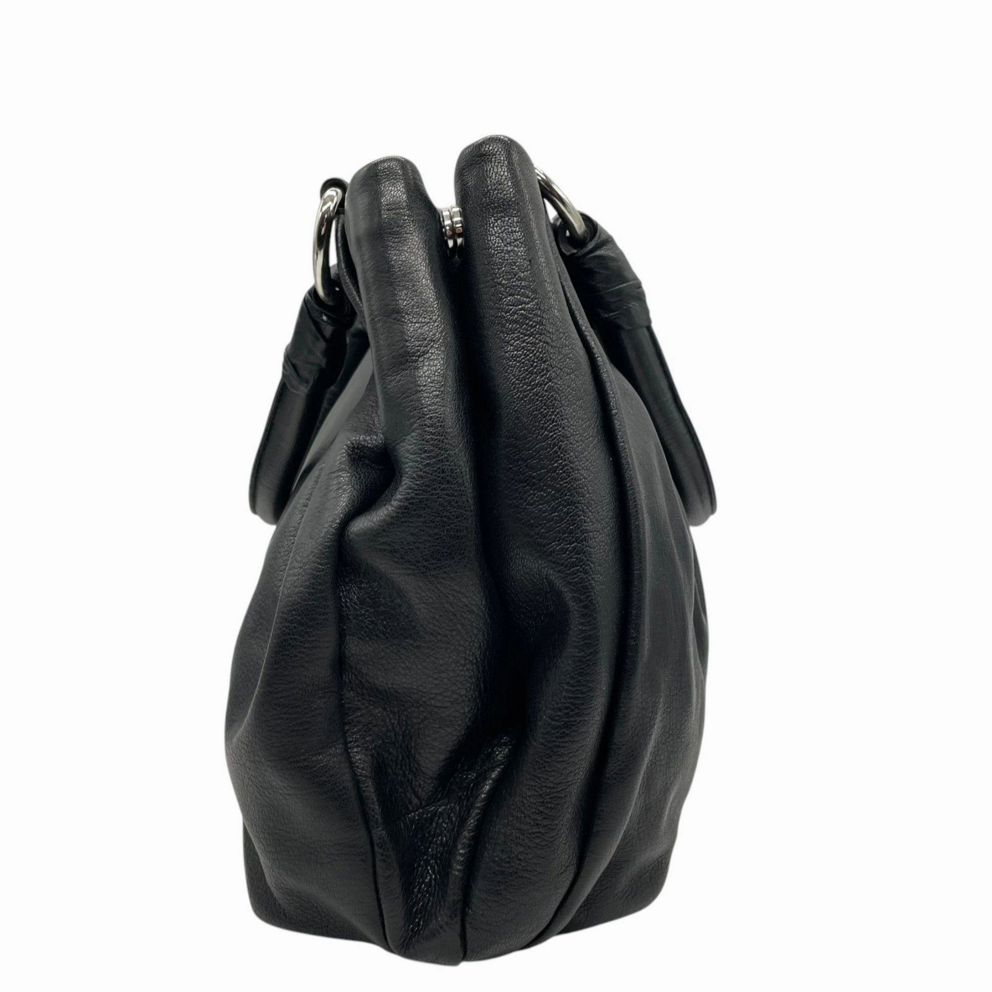 Prada  Leather Handbag Tote Bag (Pre-Owned)