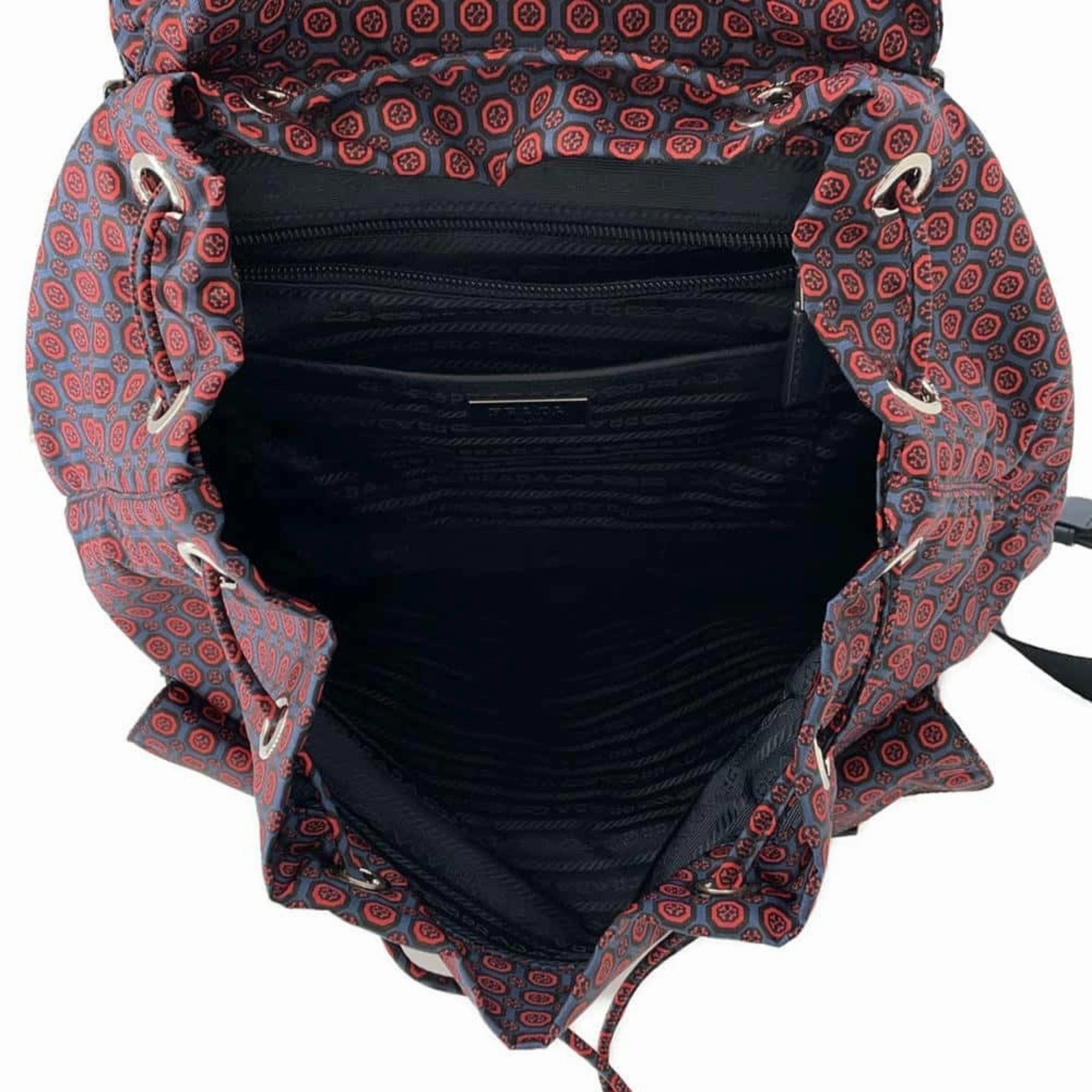 Prada Navy Color Nylon Backpack (Pre-Owned)