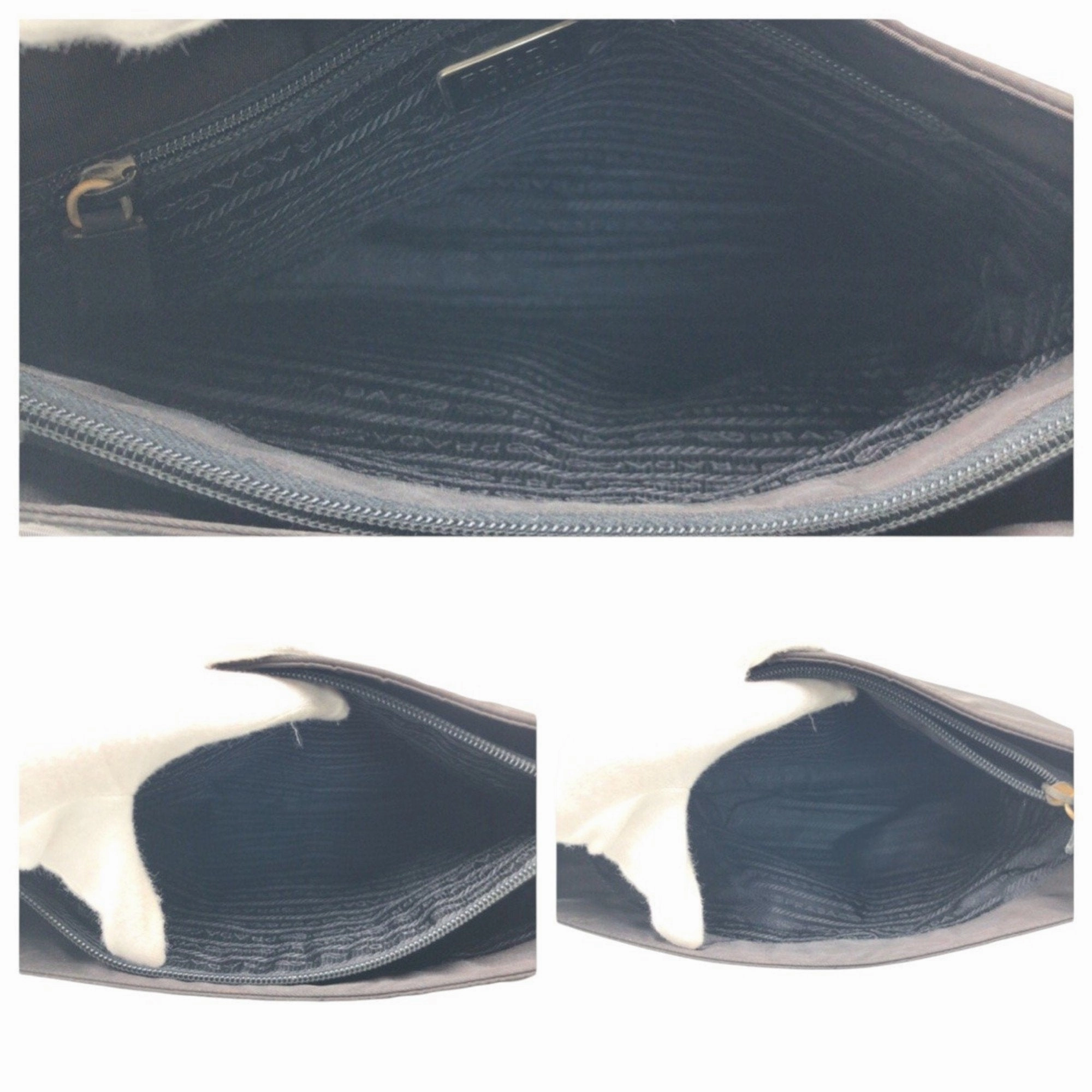 Prada Nylon Handbag Shoulder Bag Tote Bag (Pre-Owned)