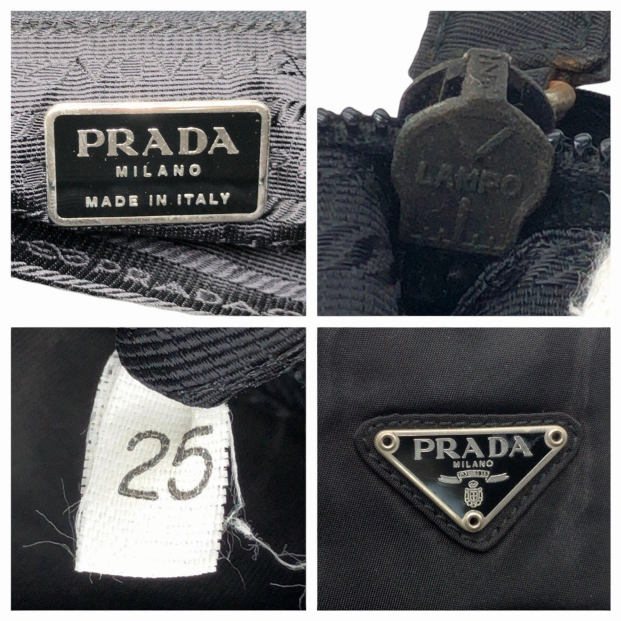 Prada Nylon Handbag Shoulder Bag Tote Bag (Pre-Owned)