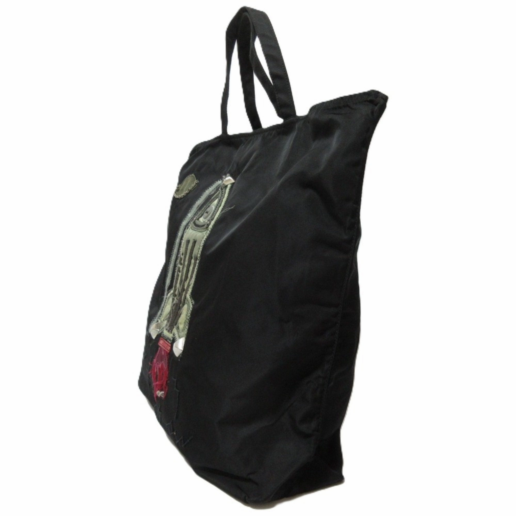 Prada Nylon Handbag Tote Bag (Pre-Owned)