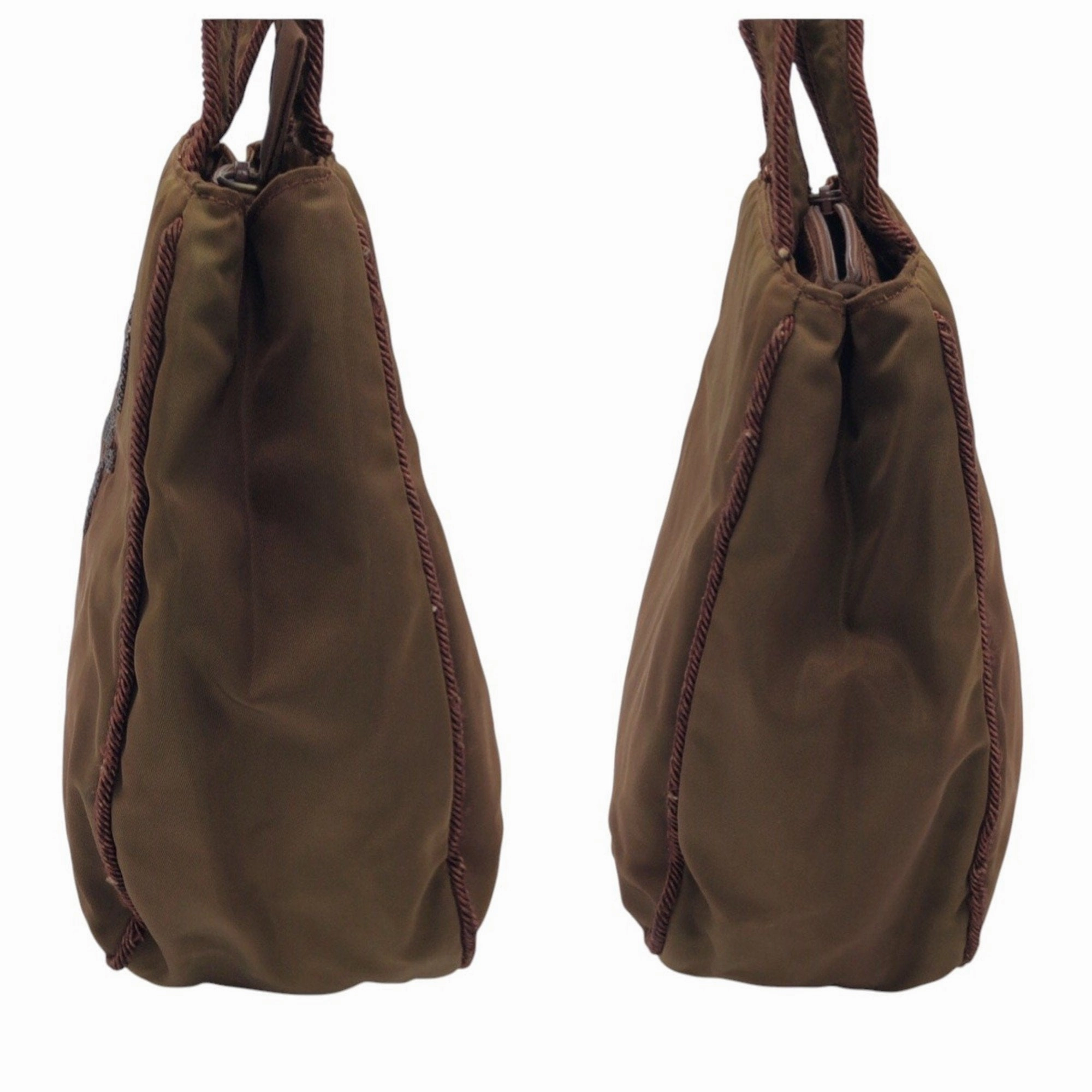 Prada Nylon Handbag Tote Bag (Pre-Owned)