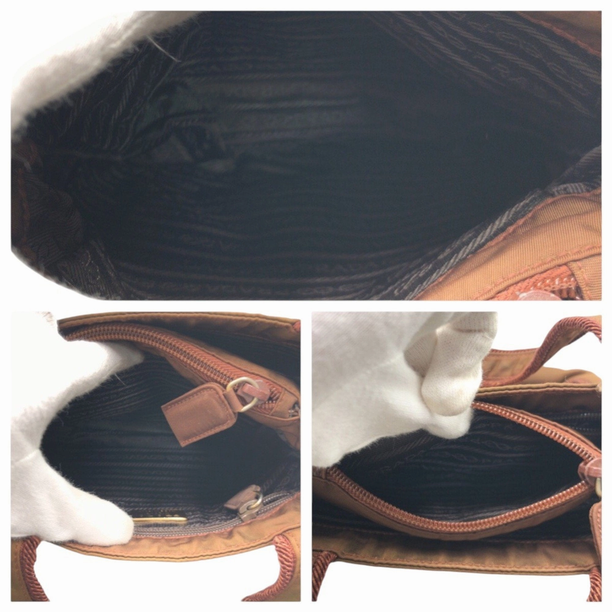Prada Nylon Handbag Tote Bag (Pre-Owned)