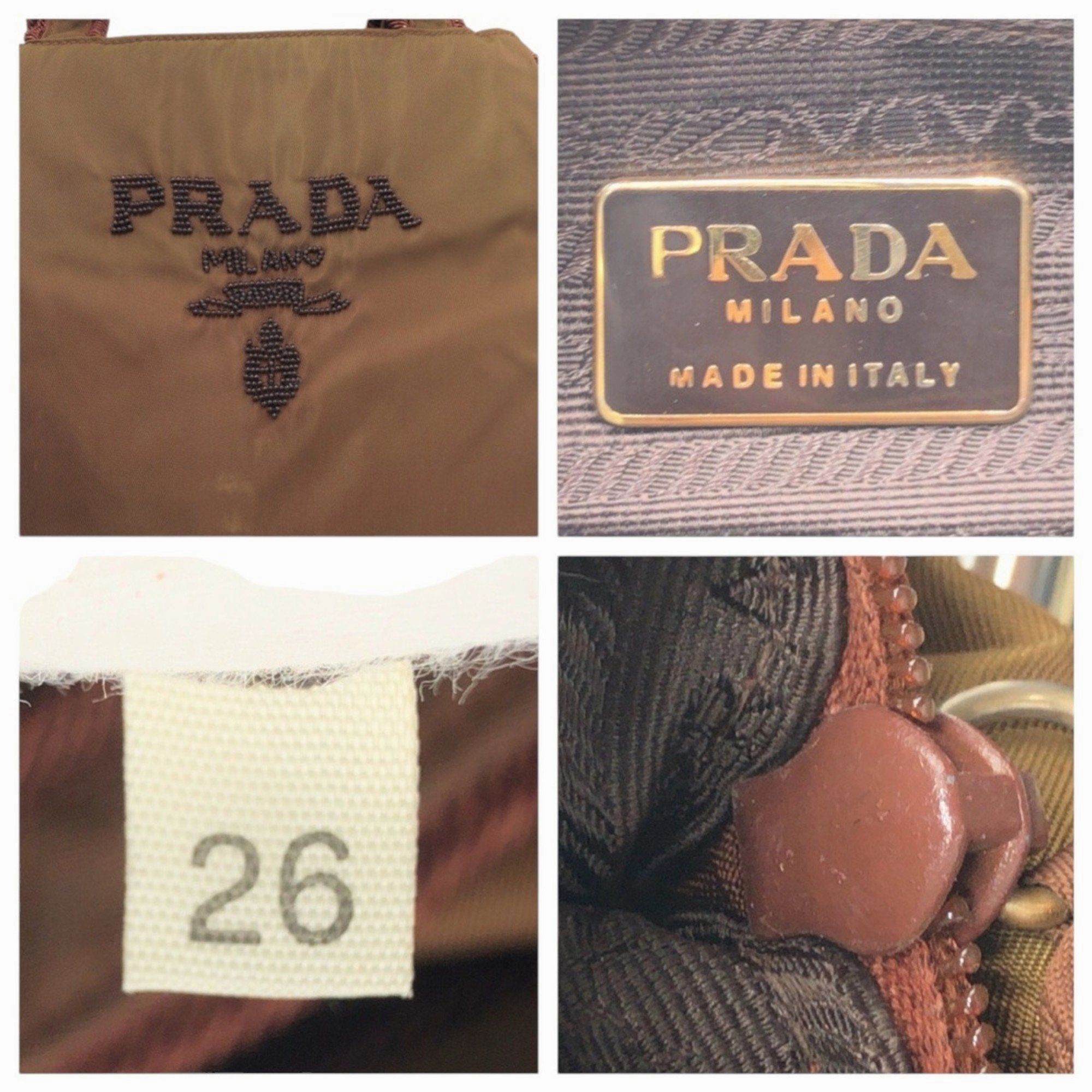 Prada Nylon Handbag Tote Bag (Pre-Owned)