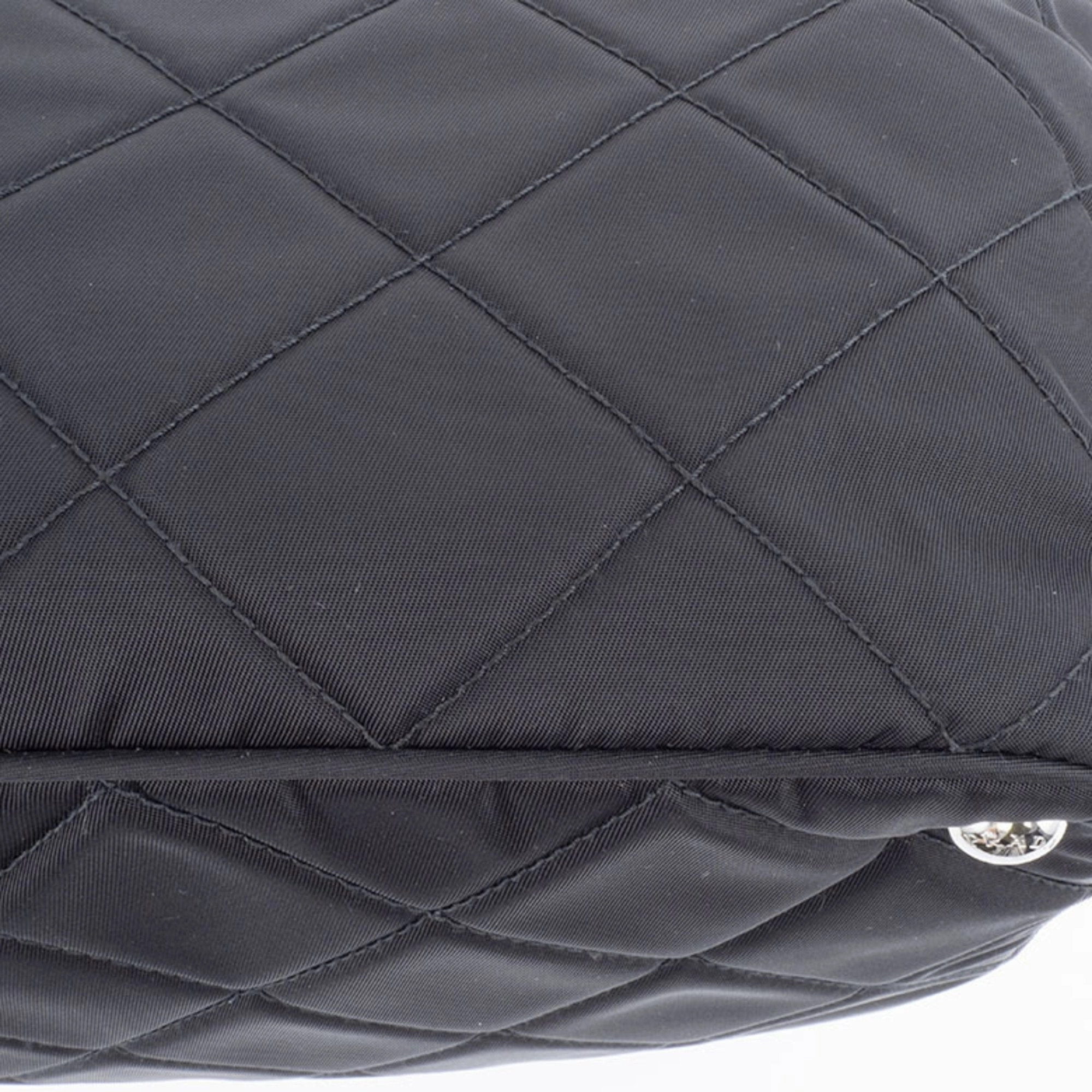 Prada Nylon Leather Tote Bag (Pre-Owned)