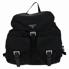 Prada Re-Nylon Synthetic Backpack Bag (Pre-Owned)