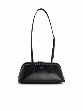 Praline' Black Leather Bag