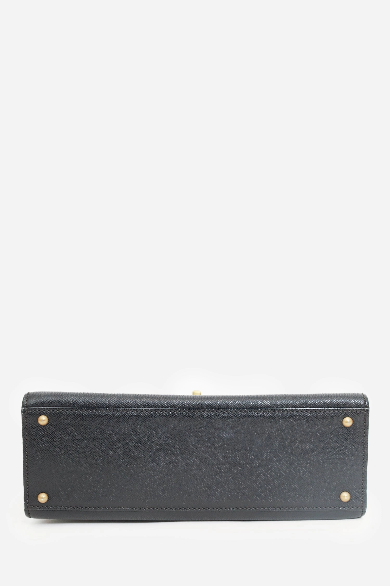 Pre-Loved Chanel 1997-99 Black Caviar Leather Straight Flap Shoulder Bag