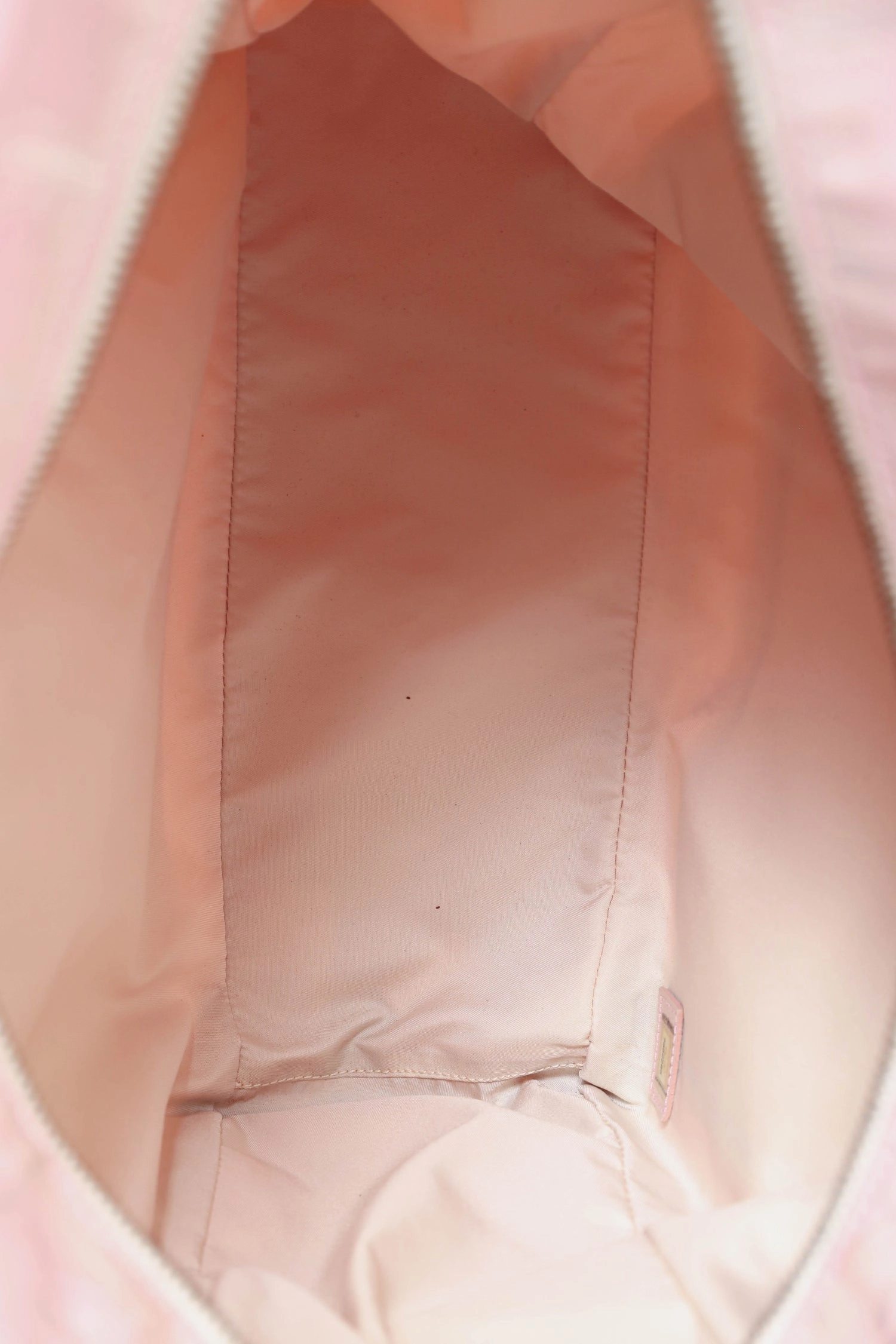 Pre-Loved Chanel 2002-03 Pink Canvas Travel Ligne Tote