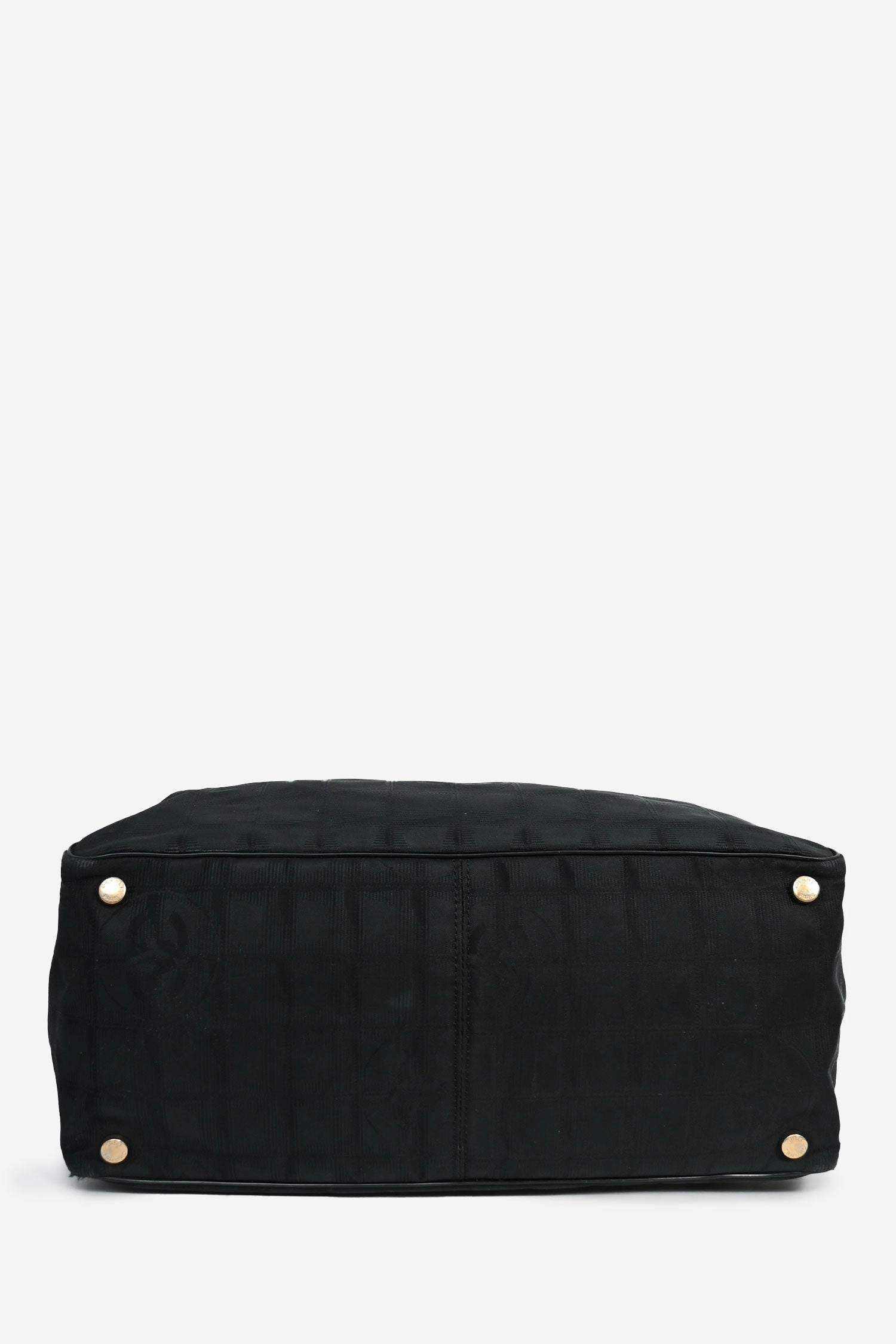 Pre-Loved Chanel 2004/05 Black Canvas CC Tote Bag