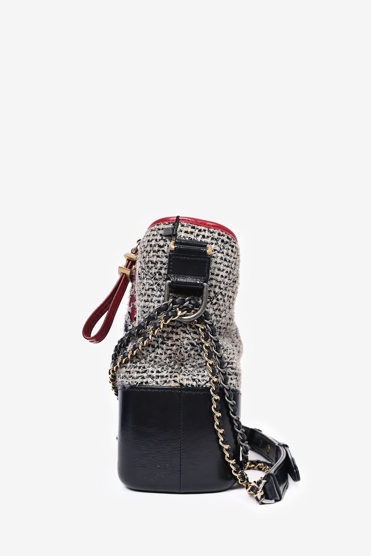 Pre-Loved Chanel 2017/18 Tweed 'Gabrielle Coco' Medium Gabrielle Chain Bag