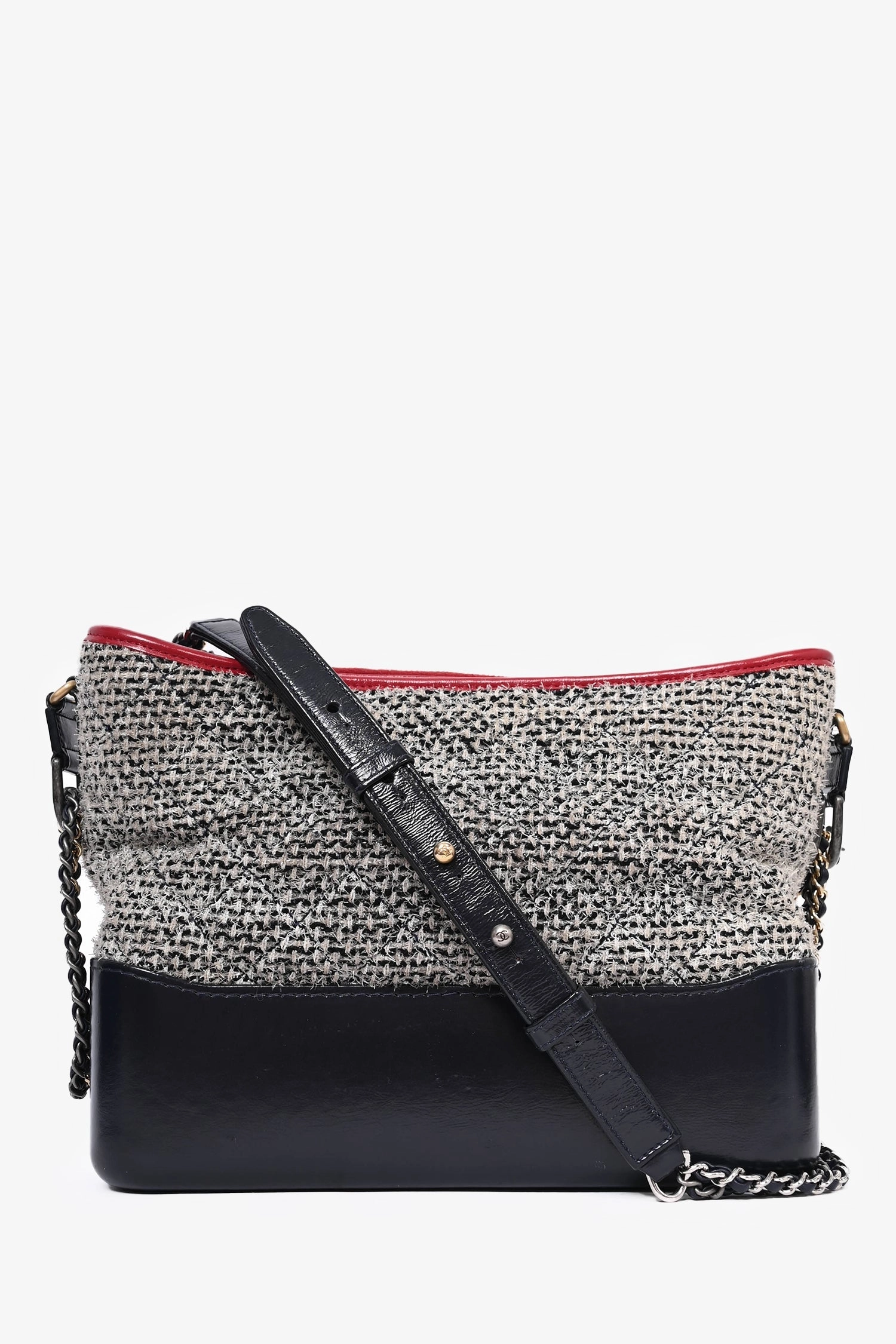Pre-Loved Chanel 2017/18 Tweed 'Gabrielle Coco' Medium Gabrielle Chain Bag