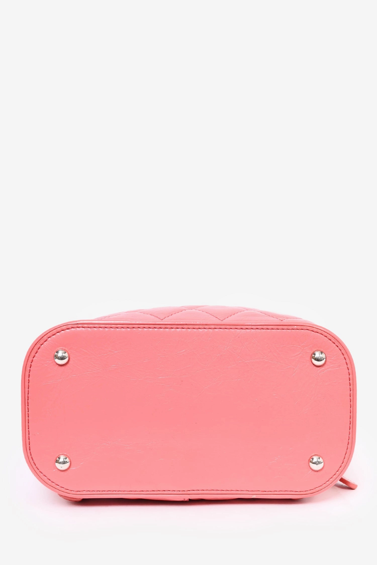 Pre-Loved Chanel 2018 Pink Calfskin Leather/PVC 'Aquarium' Backpack