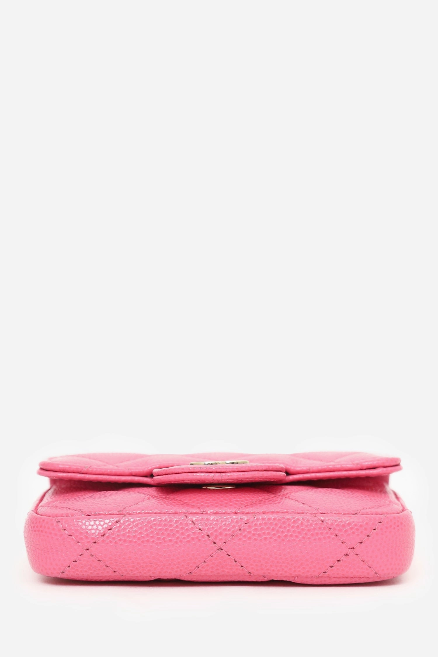 Pre-Loved Chanel Chanel 2019/20 Pink Caviar Leather Quilted Classic Flap Belt Bag