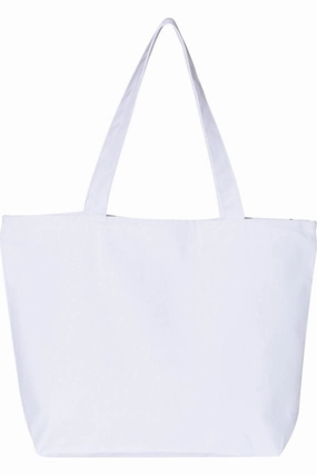 Q-Tees 25L Zippered Tote