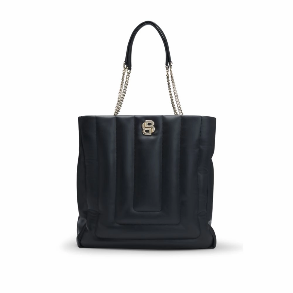 Quilted tote bag with Double B monogram