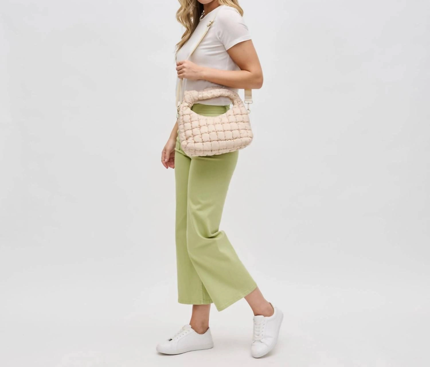 Radiance Crossbody Bag In Cream