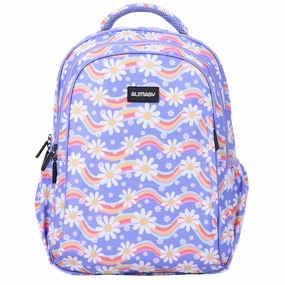 Rainbow Daisy Midsize Kids Backpack