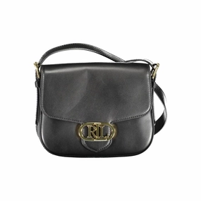 Ralph Lauren Black Leather Women's Handbag